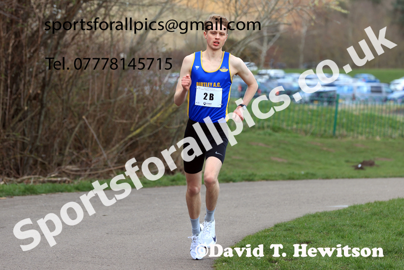 Senior Mens 2026 NECAA Royal Signals Road Relays, Hetton Lyons Country Park, Hetton le Hole. Photo: David T. Hewitson/Sports for All Pics